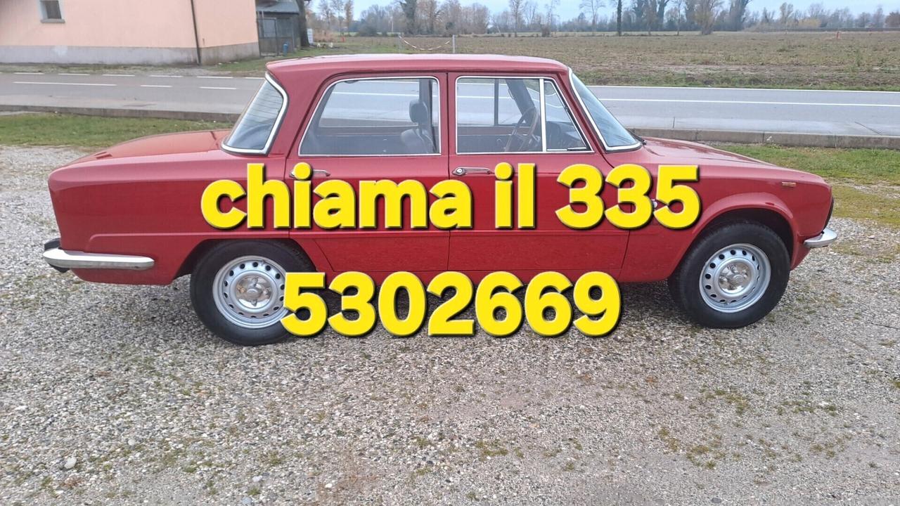 Alfa Romeo Giulia Nuova Super BELLISSIMA targhe nere