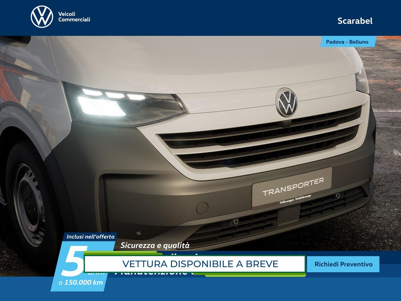 Volkswagen T7 Transporter t7 32 kombi n1 2.0 tdi 150cv l2 auto