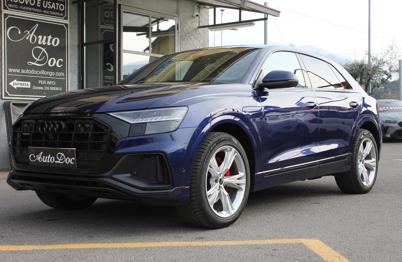 Audi Q8 50 TDI 286 CV quattro Sport INTERNO PELLE MARRONE S LINE TETTO PANOR.