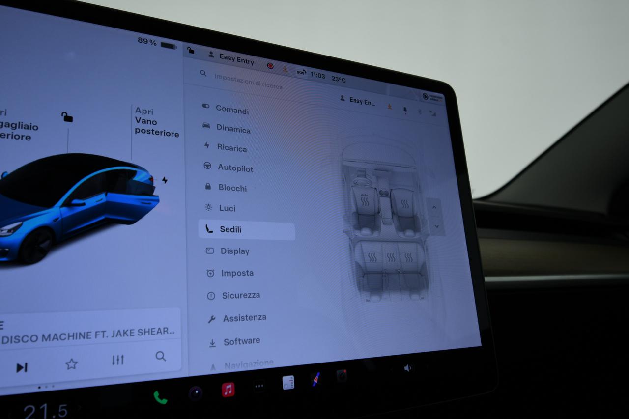 TESLA Model 3 Long Range Dual Motor awd PILOTA AUTOMATICO+CAMERA+PELLE