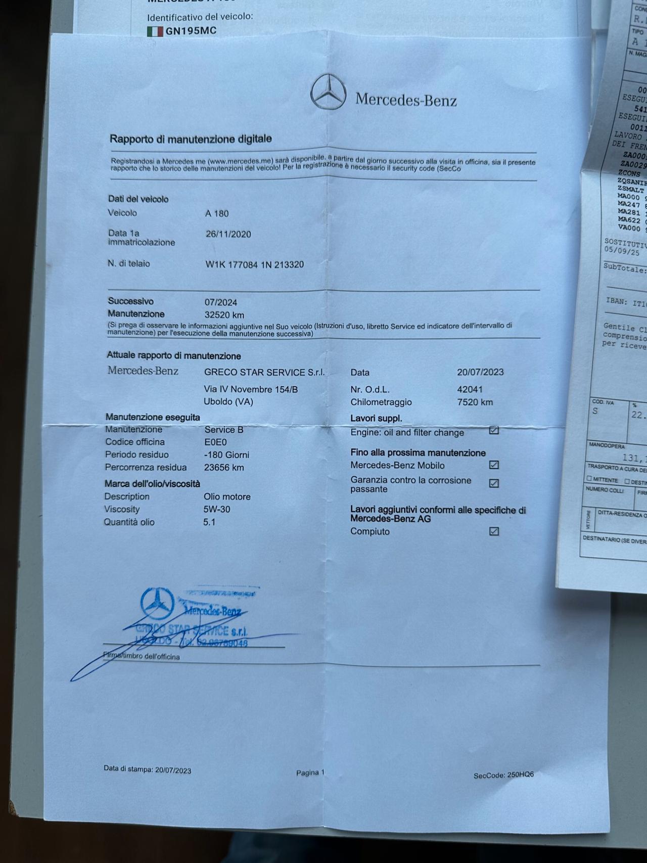 Mercedes A 180 Automatic Business