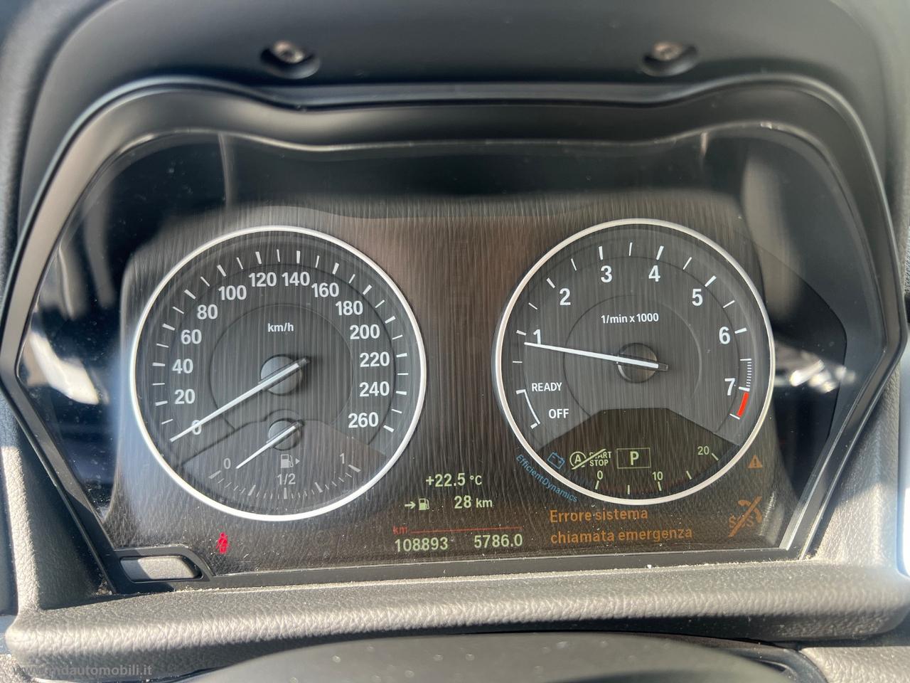 BMW 218i Active Tourer Advantage AUTOMATICA SOLO KM.108000