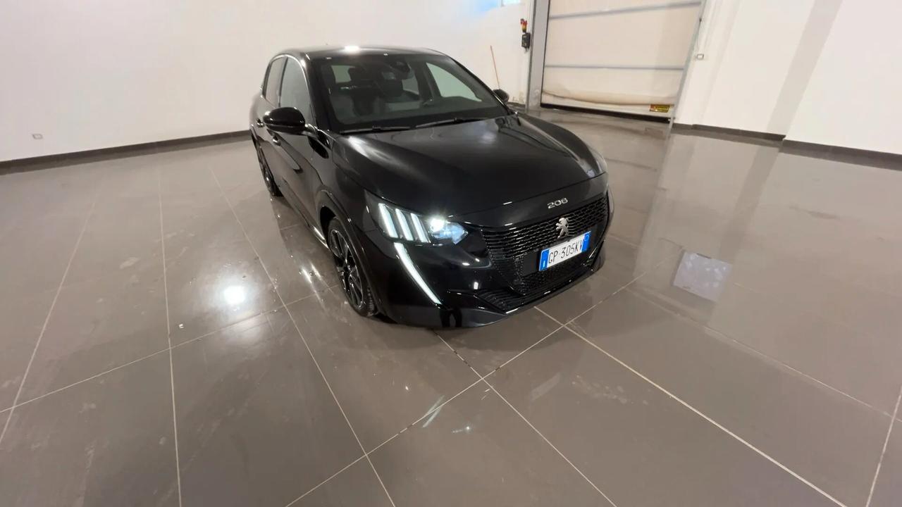 Peugeot 208 motore elettrico 136 CV 5 porte GT