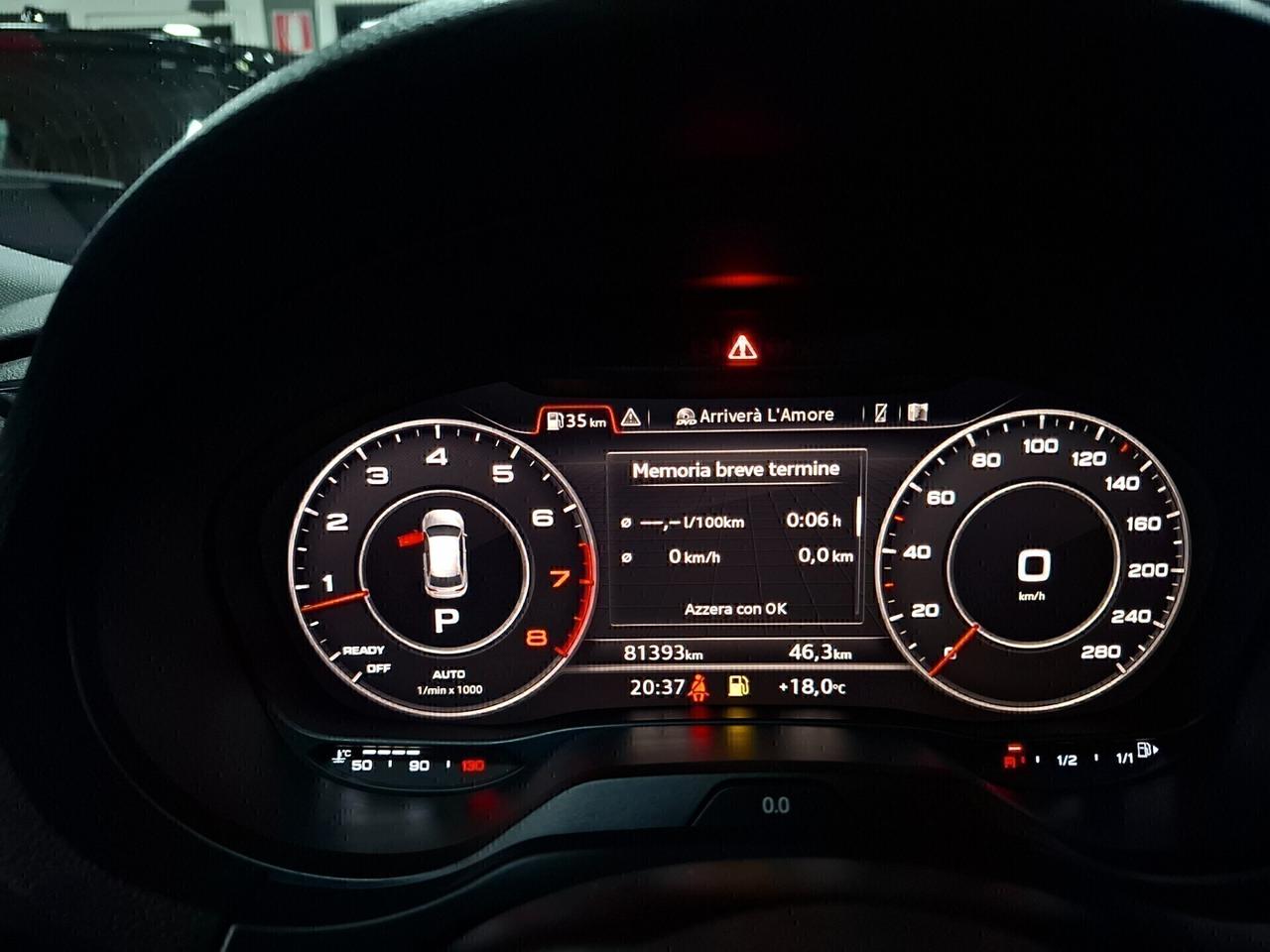 Audi A3 SPB 35 TFSI 1.5 benzina S-line