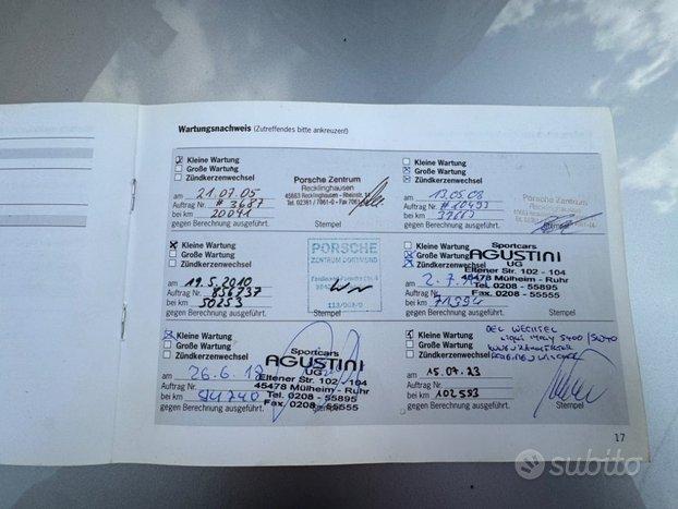 PORSCHE Boxster 2.7i 24V cat