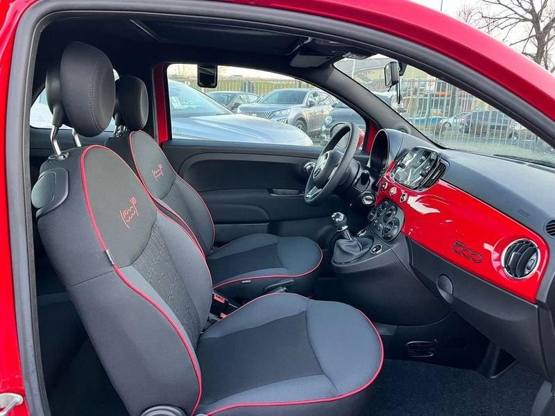 FIAT 500 1.0 Hybrid Red