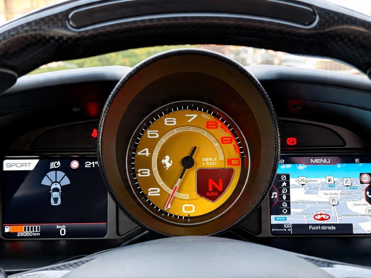 Ferrari F8 Tributo 3.9 V8 720CV LIFT SEDILI RACING CARBONIO