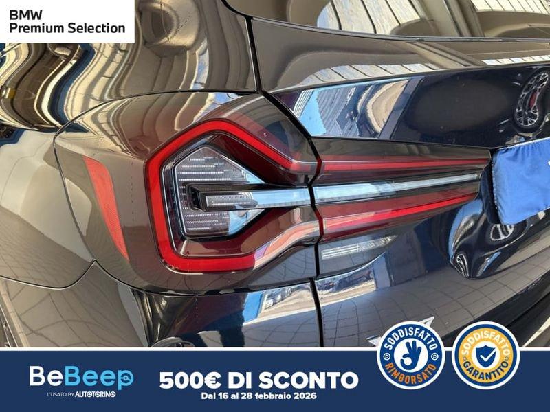 BMW X3 XDRIVE20D MHEV 48V MSPORT AUTO