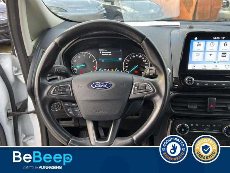 Ford EcoSport 1.0 ECOBOOST TITANIUM S&S 125CV