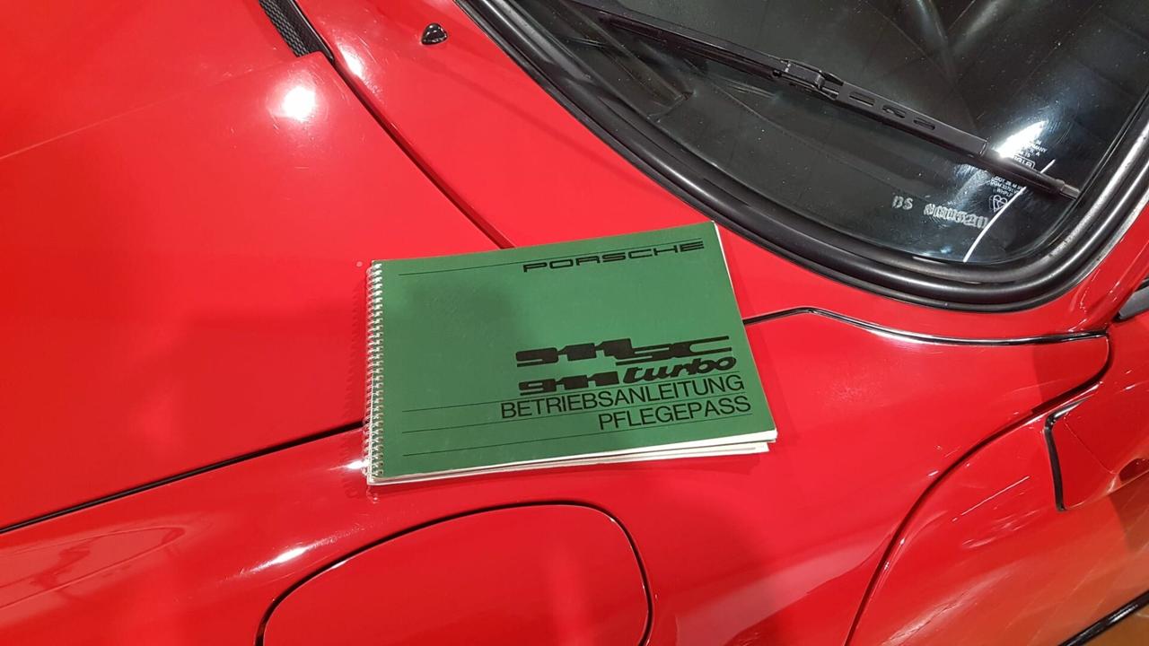 911 Porsche 3000SC Targa Asi Book service come nuova