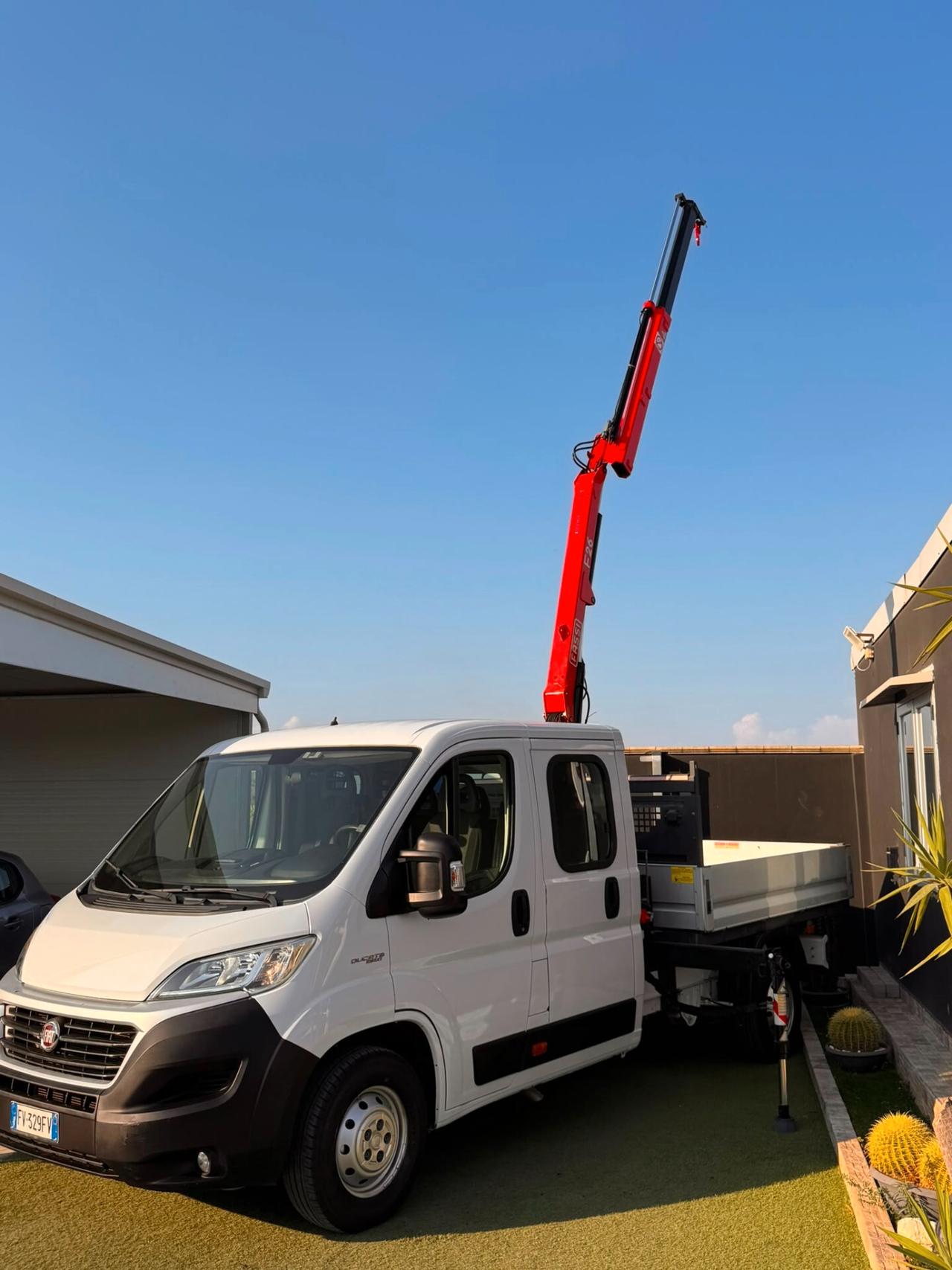 Fiat Ducato 35 2.3 MJT 130CV PLM-SL-DC Cabinato Maxi (CON GRU FASSI F26)