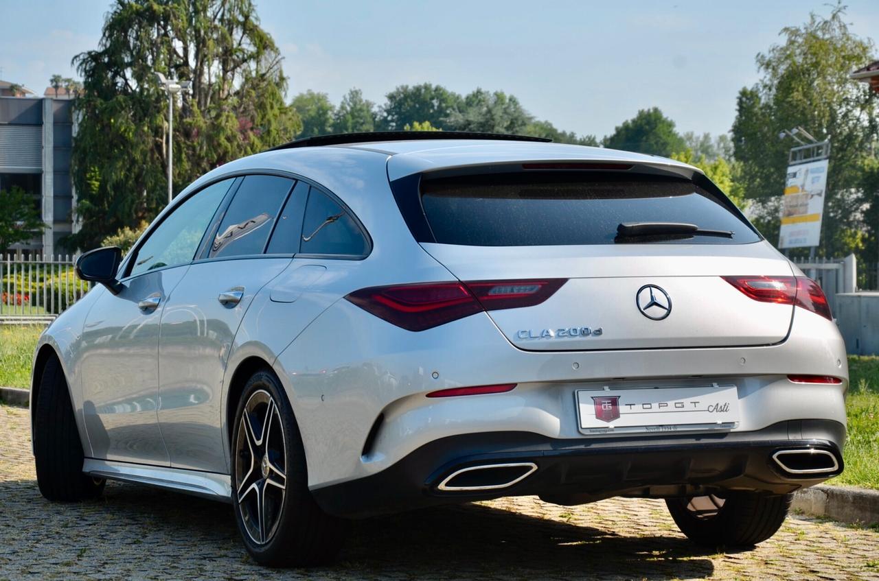 MERCEDES-BENZ CLA 200d SHOOTING BRAKE AMG LINE PREMIUM 150cv AUTO, VERSIONE RESTYLING, UNICOPROPRIETARIO, EURO 6D, TETTO, RETROCAMERA, LUCI 64 COLORI, PERMUTE