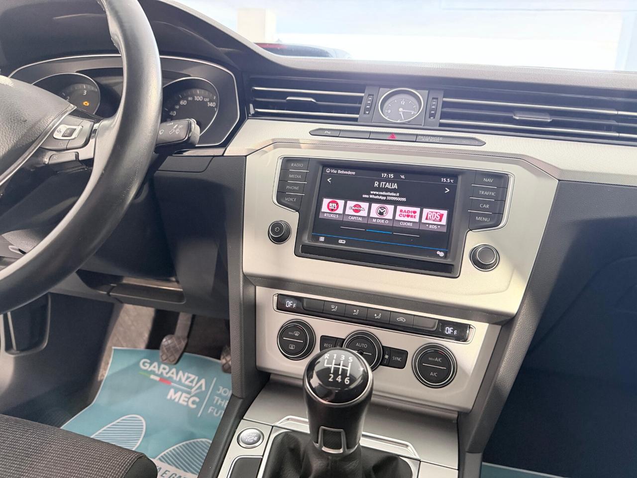 PASSAT 2017 BERLINA 2.0 tdi 150cv SOLI 85 000KM CERTIFICATI
