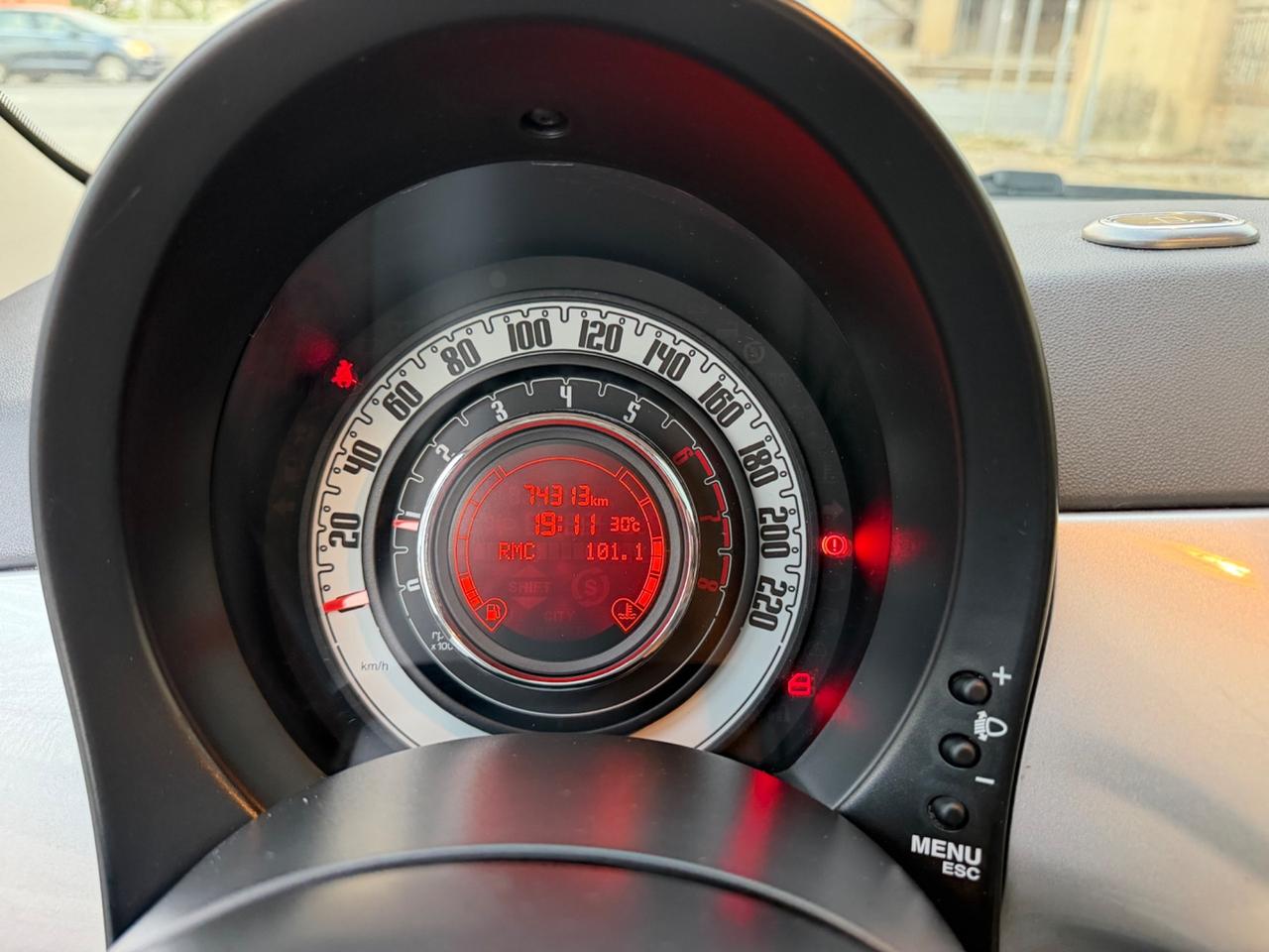 Fiat 500 1.2 benzina 69 cv 2012 74000 km