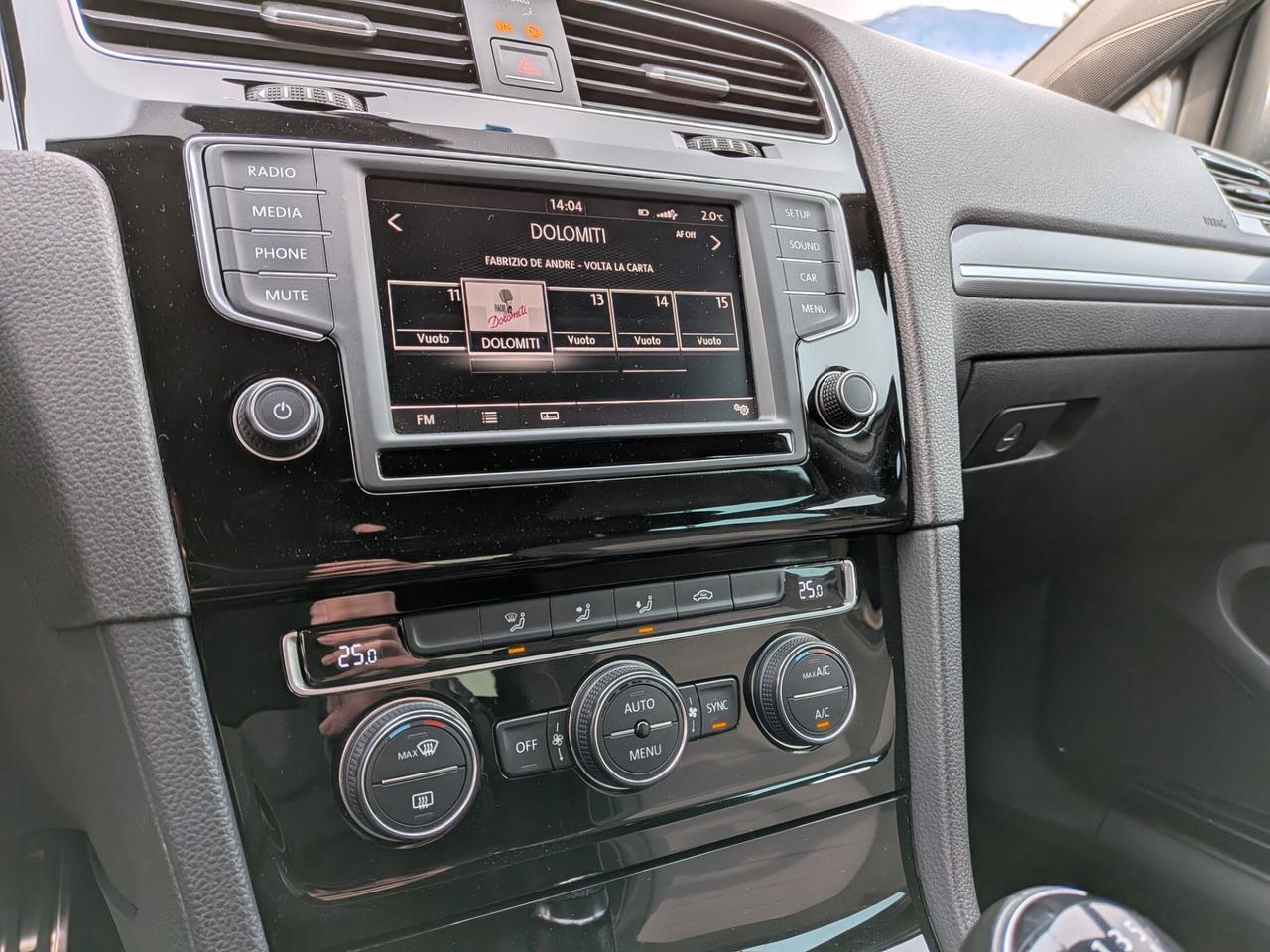 VW GOLF VII 1.6 TDI 110CV R-LINE