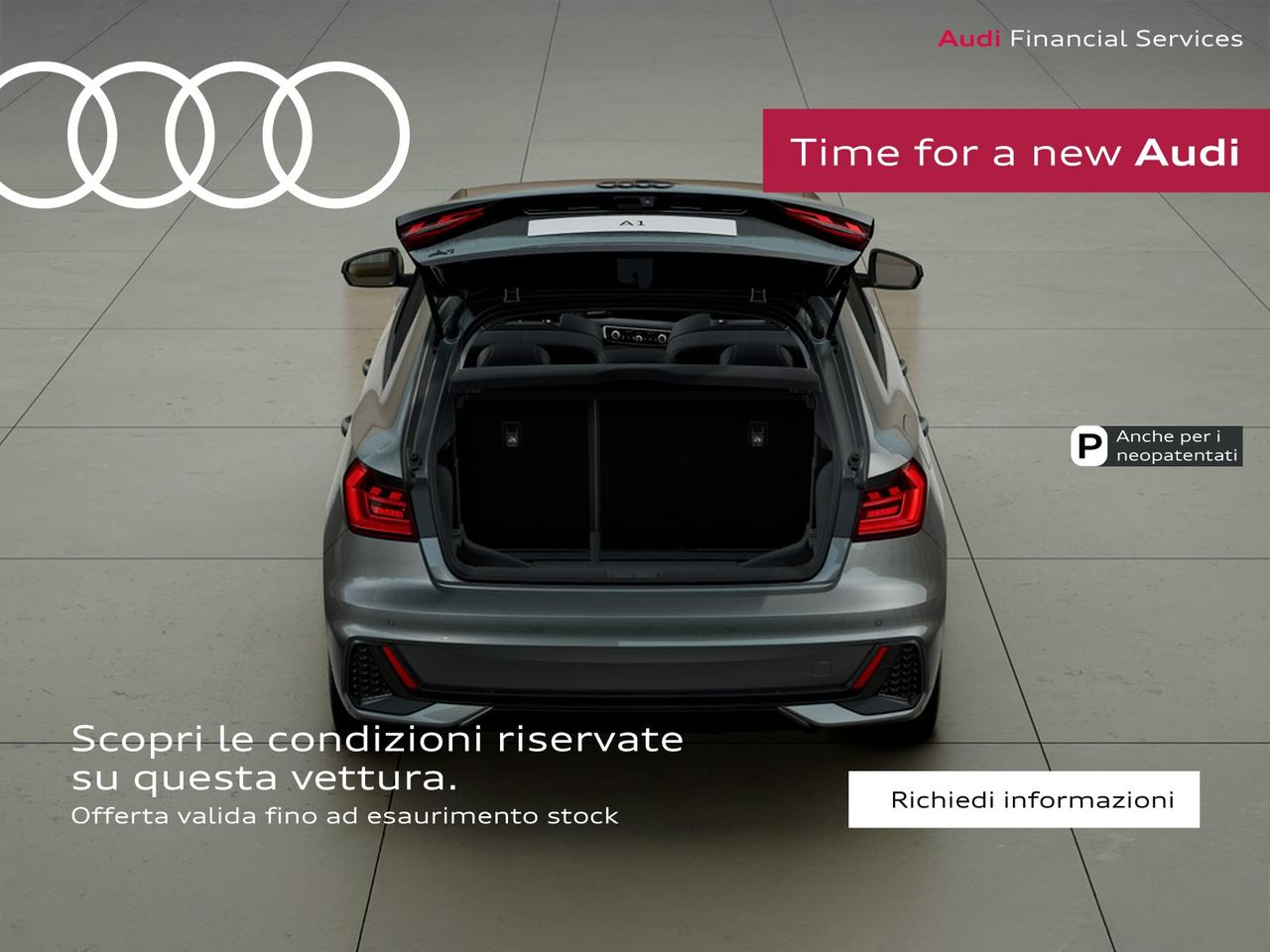 Audi A1 sportback 35 1.5 tfsi identity black s-tronic