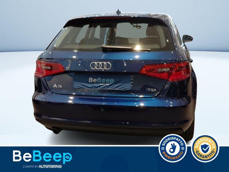 Audi A3 SPORTBACK 1.6 TDI BUSINESS 110CV S-TRONIC E6