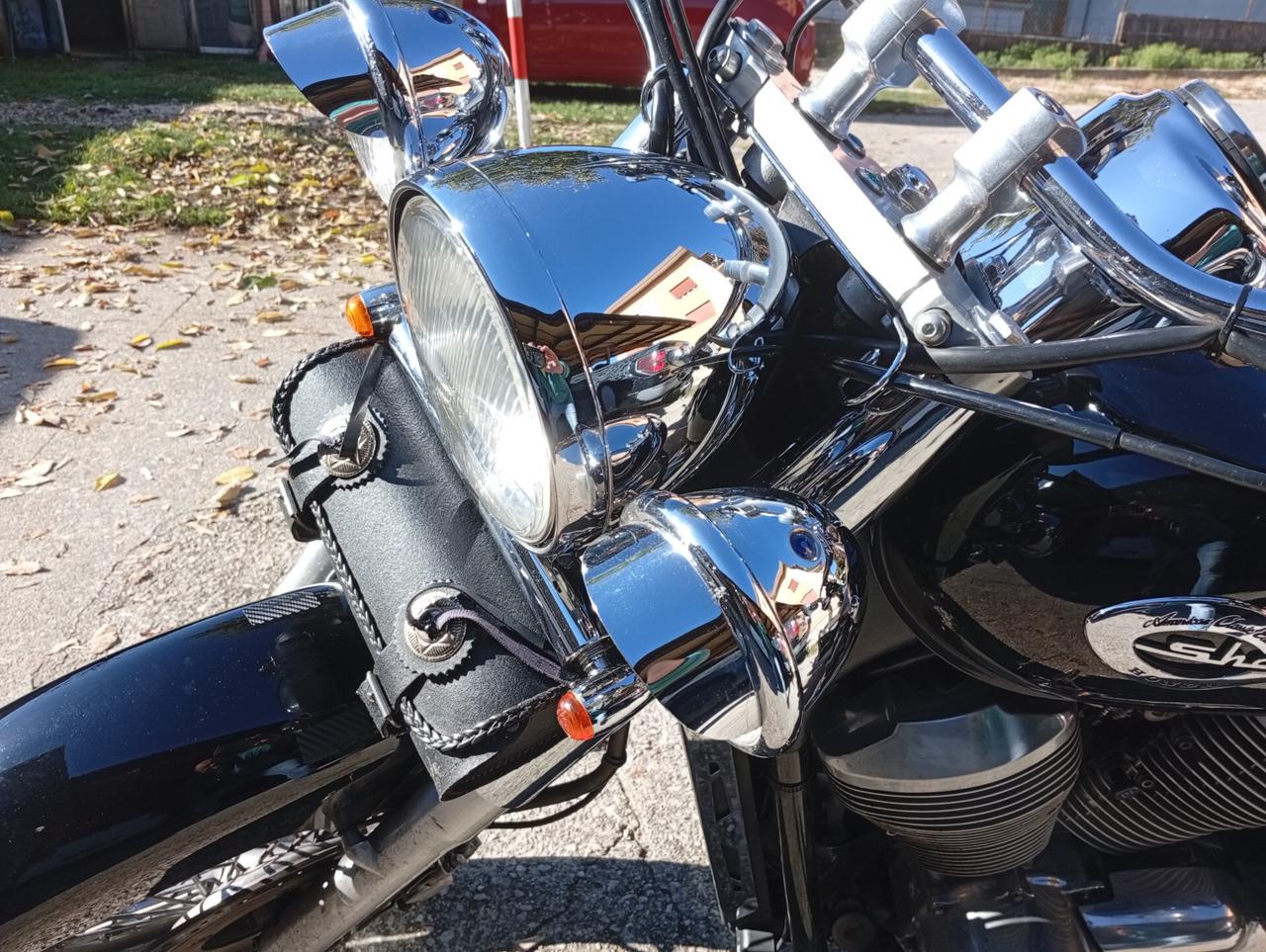 Honda VT 750 Shadow pronta a viaggiare