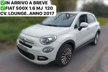 FIAT 500X 1.6 MJ 120 CV. LOUNGE NAVI+CERCHI+BIXENO