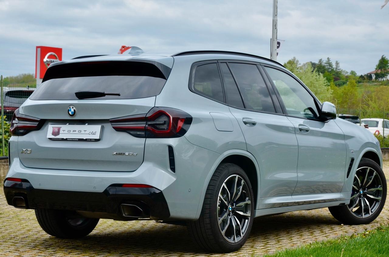 BMW X3 XDRIVE20d MHEV 48V MSPORT 190cv AUTO, IVA ESPOSTA, GARANZIA UFF BMW, UNCOPROP, UFF ITALIANA, 20", TETTO, PERMUTE