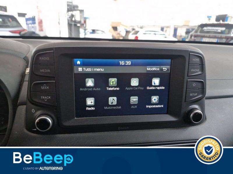 Hyundai Kona 1.0 T-GDI COMFORT 2WD 120CV MY18