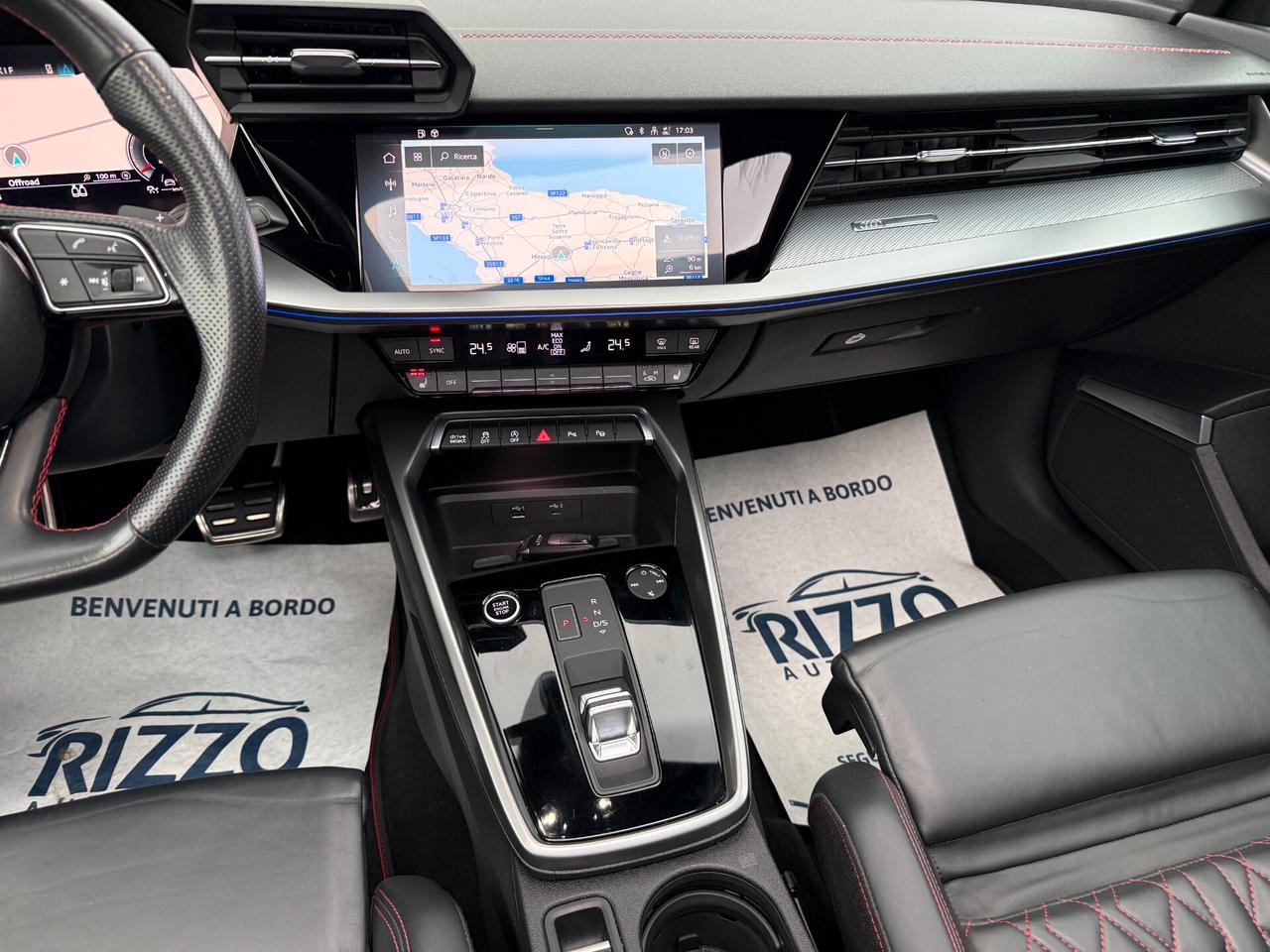 AUDI A3 SPB 35 TDI S LINE TRONIC TETTO B&O IDENTITY BLACK RS INTERN 11/2020