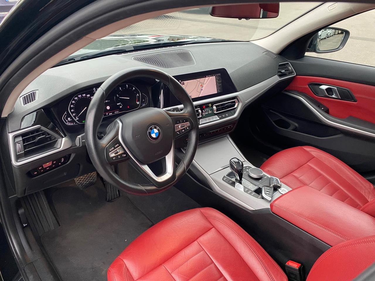 Bmw 320d Sw Automatica Pelle Rossa Xenon
