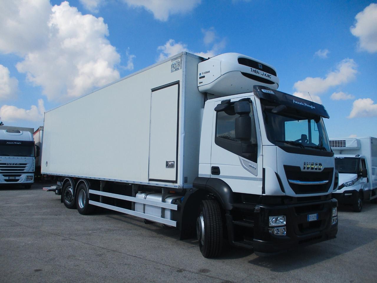 Iveco STRALIS 360 E6 CELLA FRIGO 9.60M+PEDANA FRC 03/26