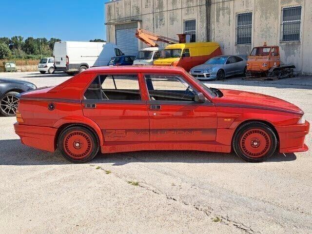 Alfa romeo 75 turbo evoluzione asi targa oro-1987