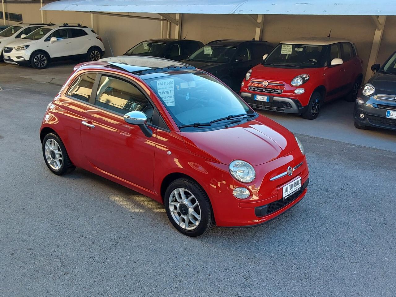 Fiat 500 1.3 M.Jet 75 CV Sport con tetto apribile.