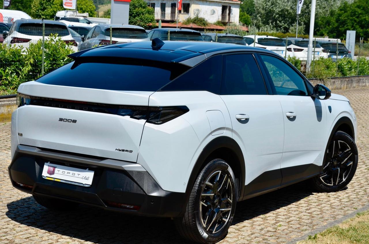 PEUGEOT 3008 1.2 HYBRID 48V GT 136cv AUTO, UNICOPROPRIETARIO, GARANZIA UFF PEUGEOT, UFF ITALIANA, SERVICE UFF PEUGEOT, EURO 6E, FULL LED, RETROCAMERA, PERMUTE