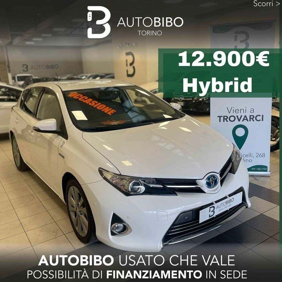 Toyota Auris 1.8 Hybrid 5 porte Active