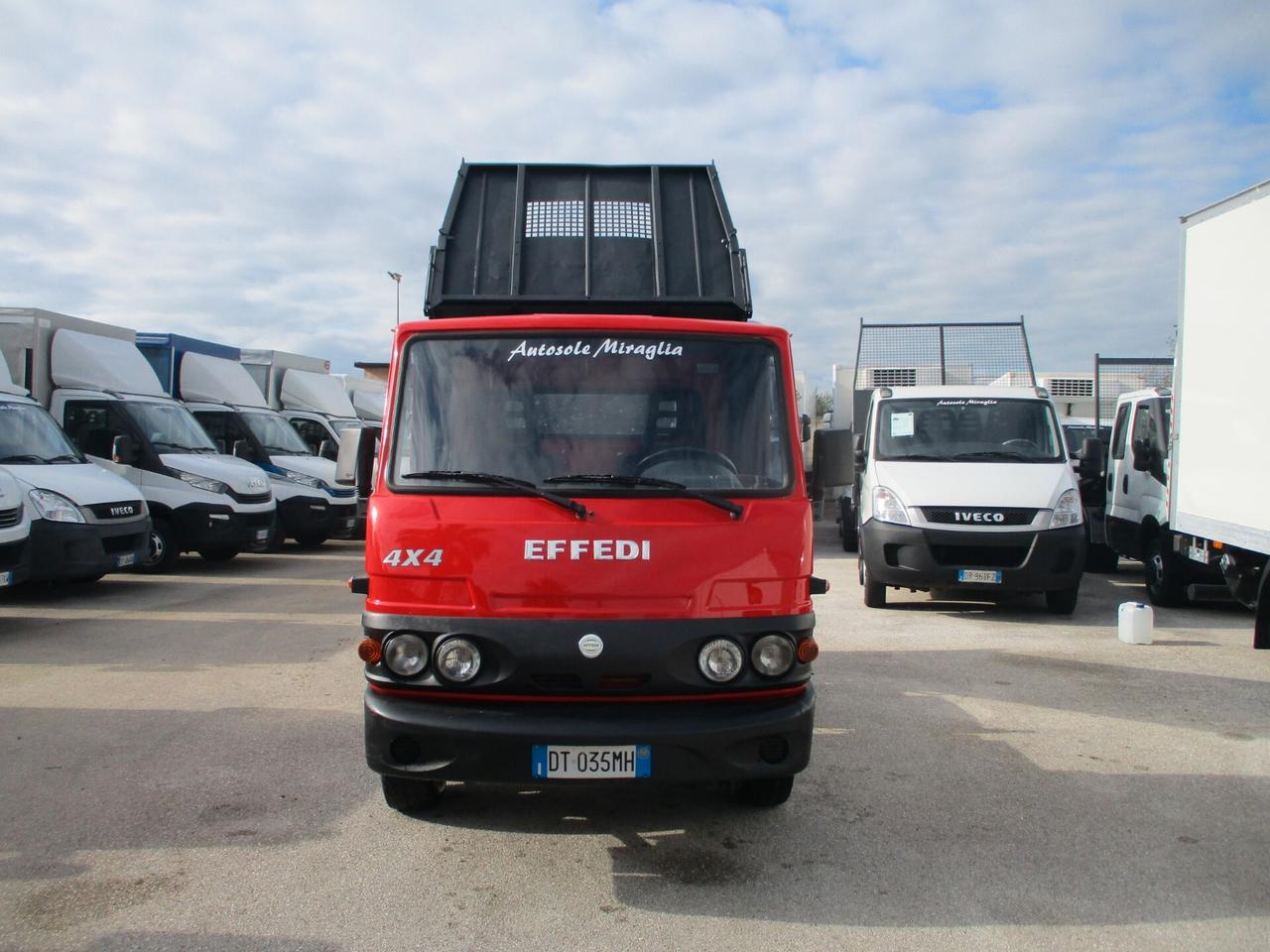 EFFEDI GASOLONE 29 1.5 CRD 4X4 RIBALTABILE TRILAT BLOC DIFFE