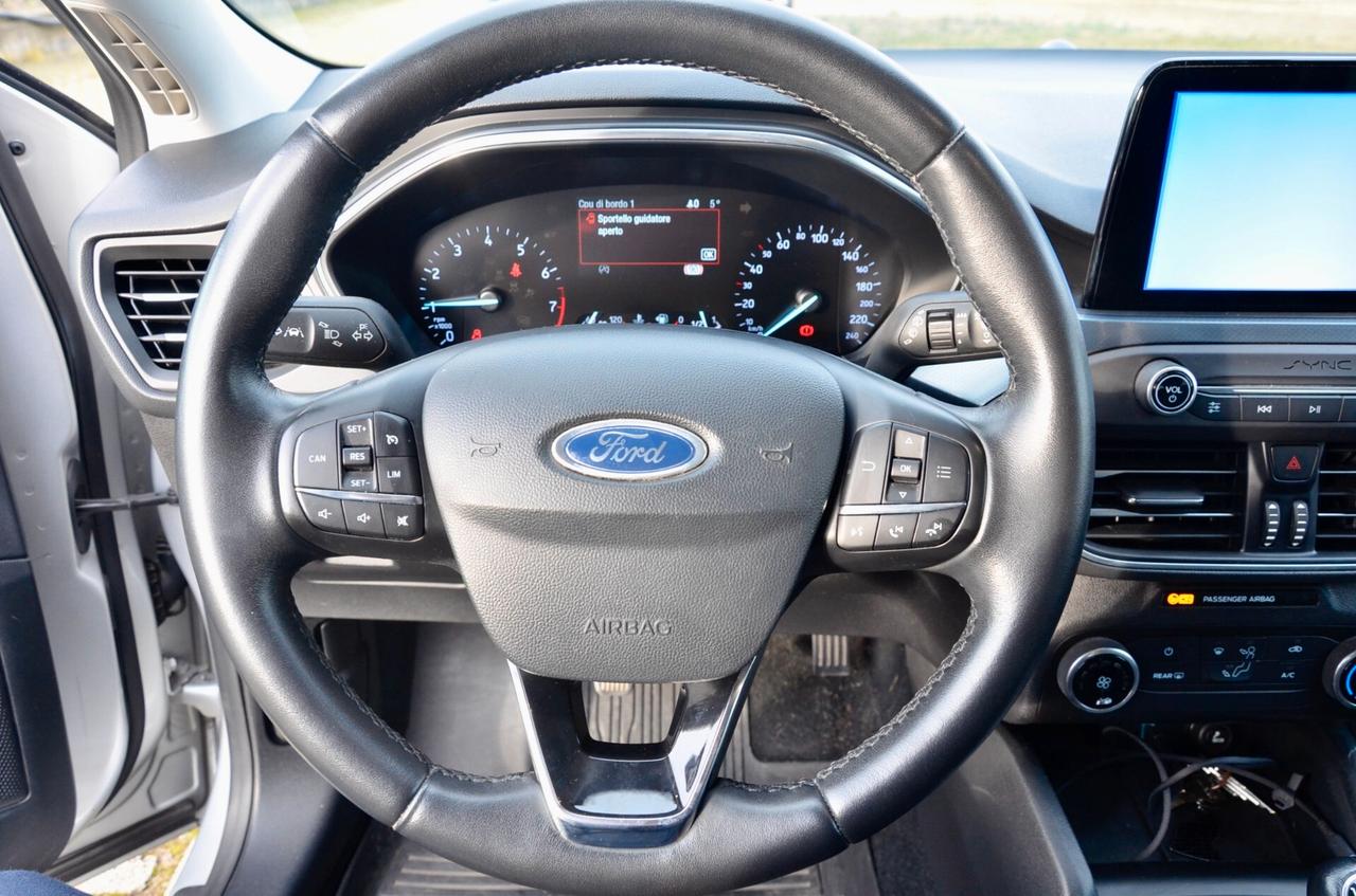 FORD FOCUS ACTIVE 1.0 ECOBOOST 125cv, UFF ITALIANA, SERVICE CON FATTURE, EURO 6D, NAVI, RETROCAMERA, PERMUTE