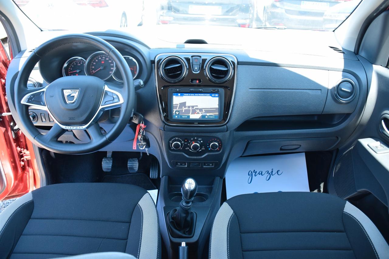 Dacia Lodgy 7 POSTI Stepway 1.5dCi 115CV FULL NAVI SENSORI CRUISE BT