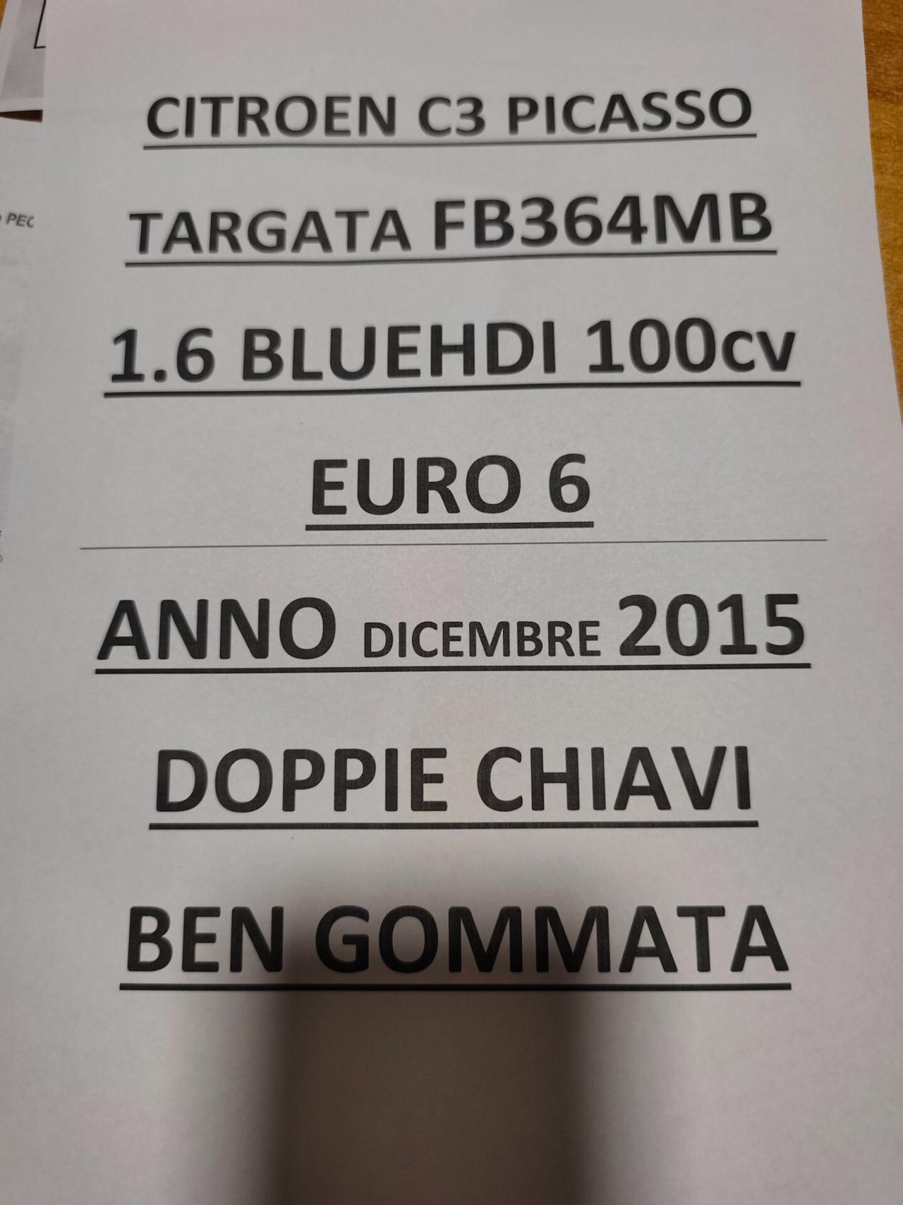Citroen C3 Picasso 1.6 BlueHDi Exclusive