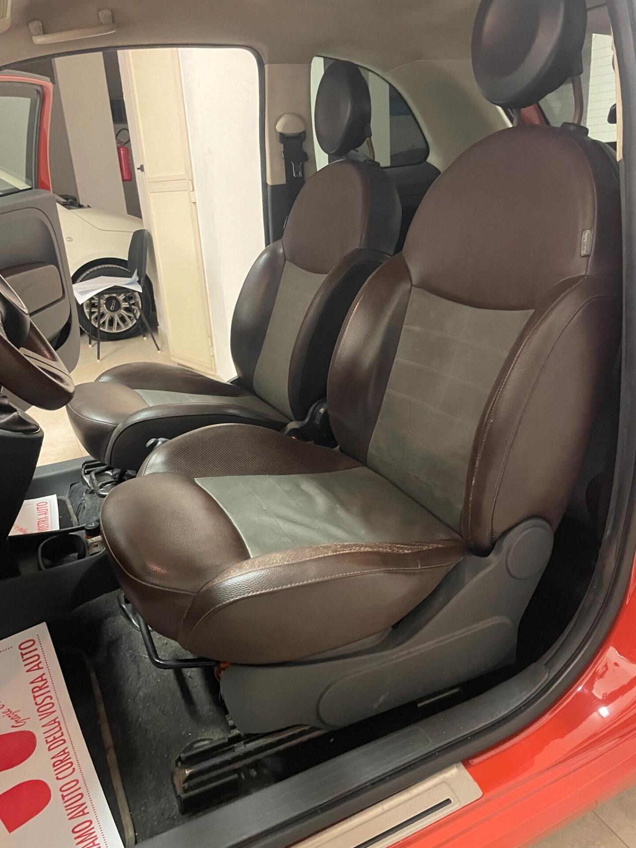 Fiat 500 1.3 MJT 75 CV Lounge Full PELLE EURO 4 FRIZIONE CATENA TAGLIANDATA