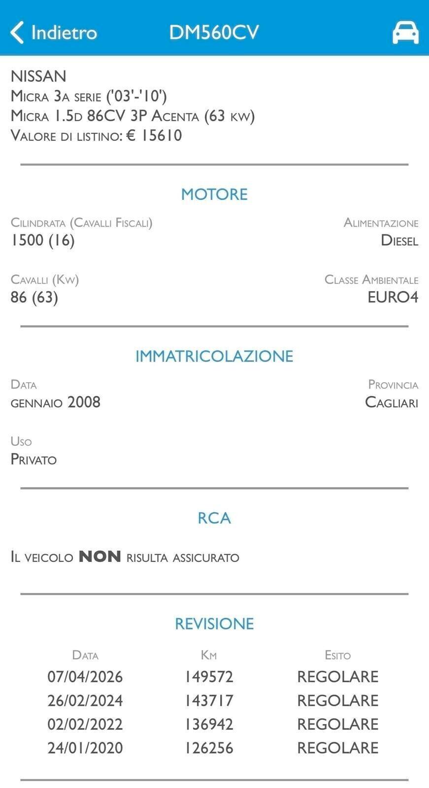 Nissan Micra 1.5 dCi 86cv Acenta - Ok NEOPATENTATI