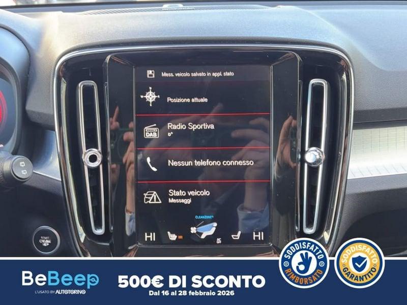 Volvo XC40 2.0 D4 MOMENTUM AWD GEARTRONIC