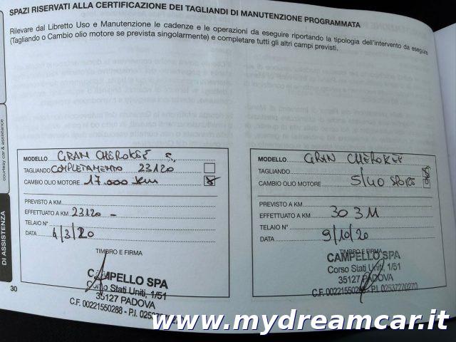 JEEP Grand Cherokee 3.0 V6 CRD 250 CV Multijet II Overland