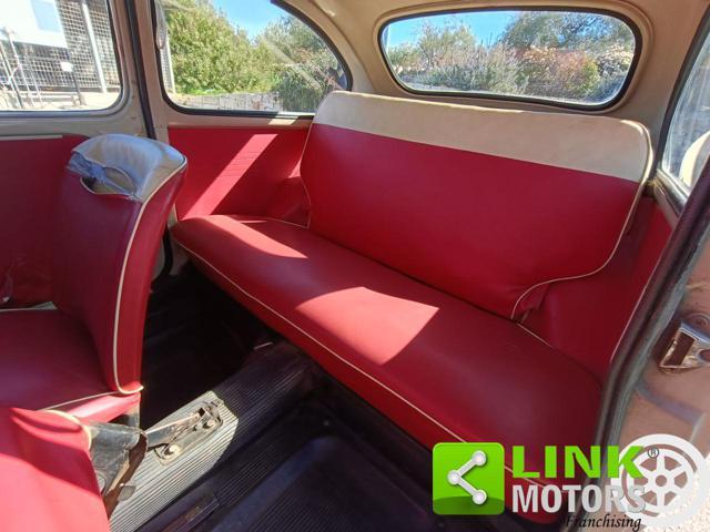 FIAT 600 LIBRETTO E TARGHE ORIGINALI