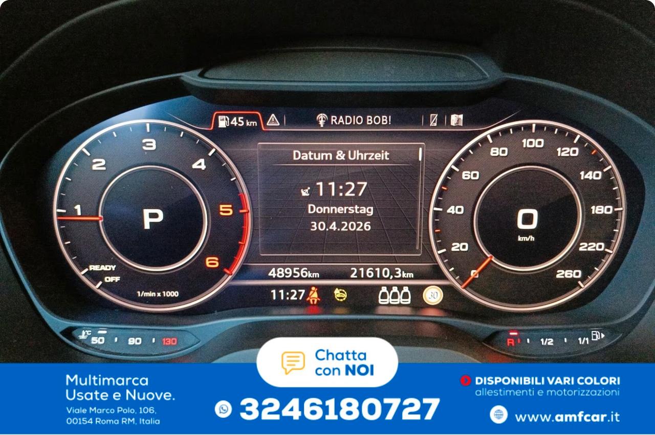 Audi Q2 30 TDI S-Line S tronic Cerchi 18 Fari Led