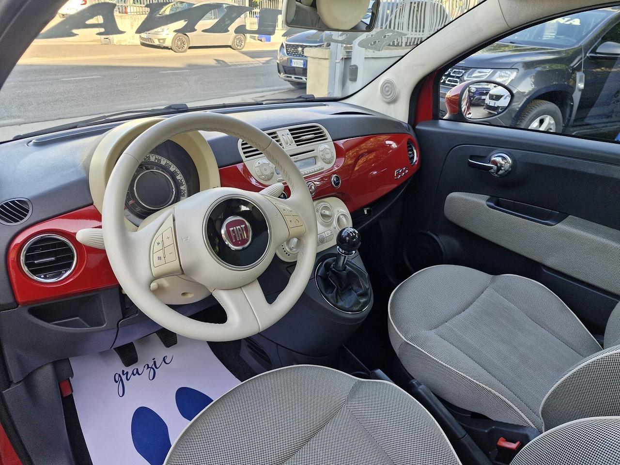 FIAT 500 1.2 BENZINA 69CV LOUNGE ANNO 2011