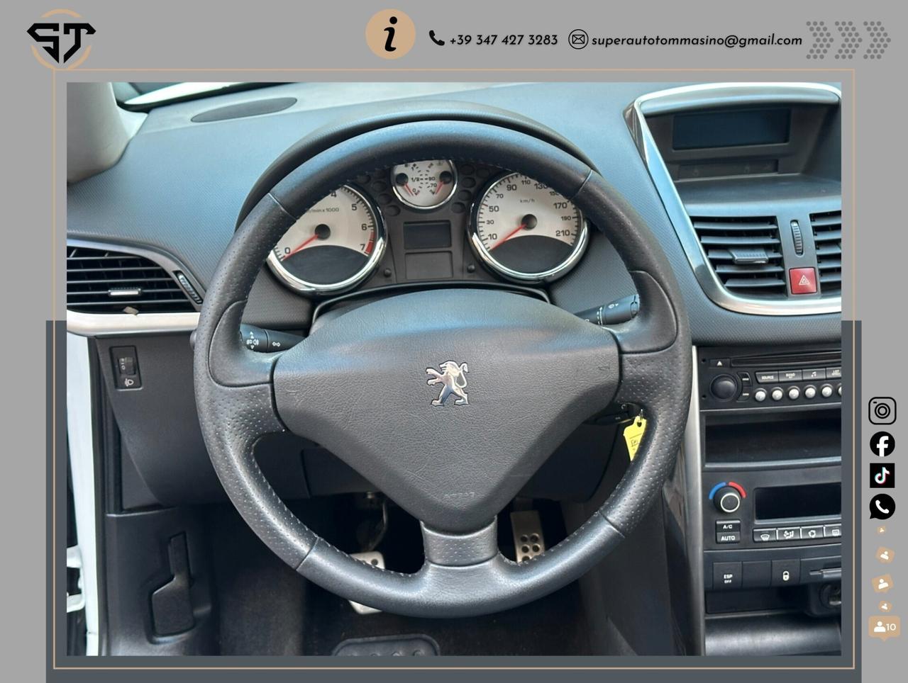 Peugeot 207 1.6 VTi 120CV CC Cabrio Allure