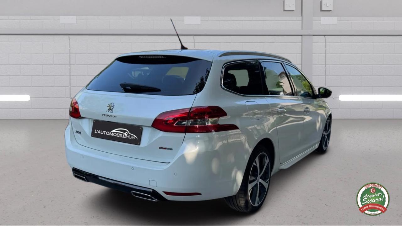 308 SW 1.6 bluehdi GT Line s **Garanzia Guasti 12 Mesi**