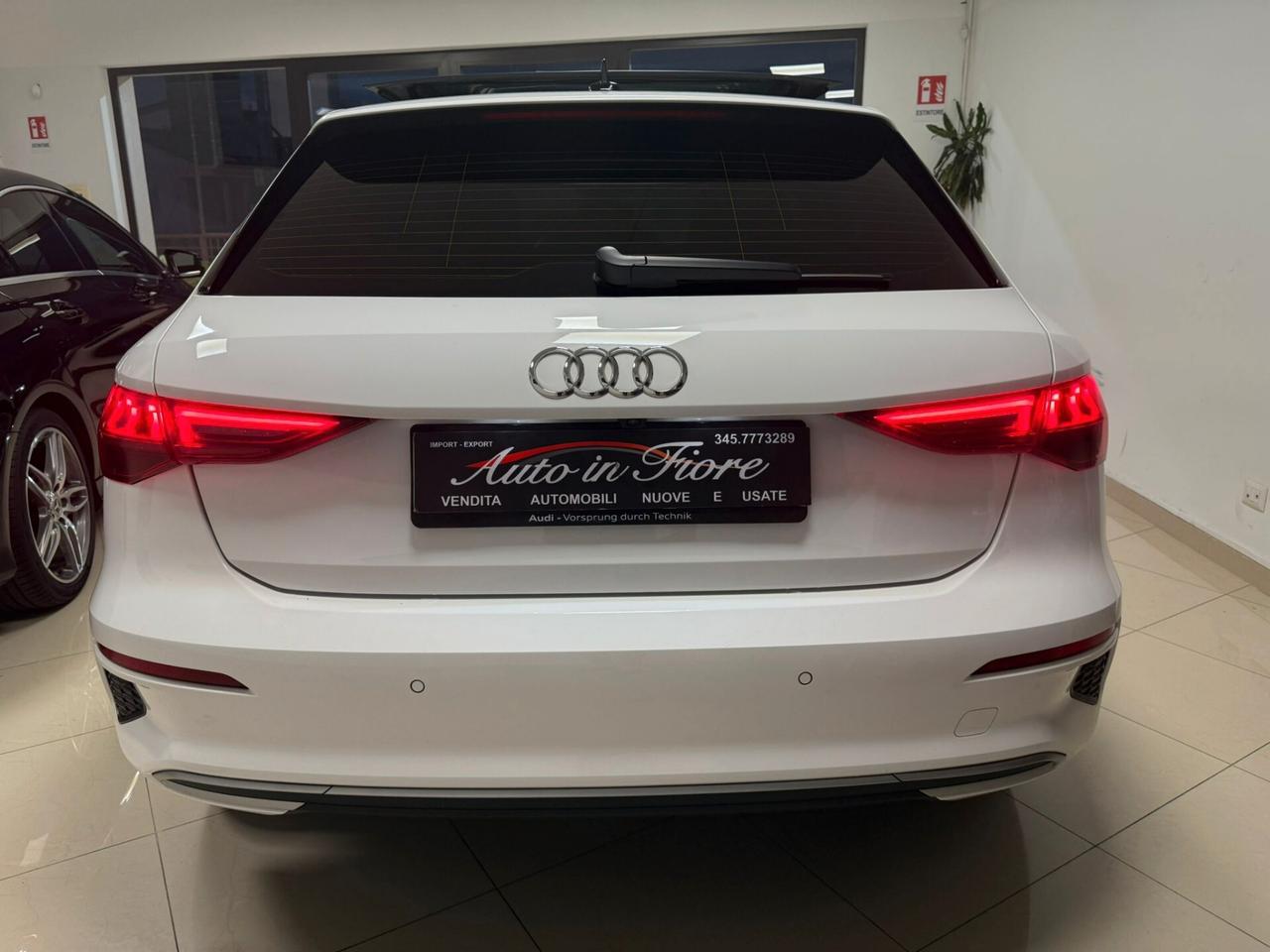 AUDI A3 SPORTBACK,TETTO PANORAMICO,LED,USATO GARANTITO