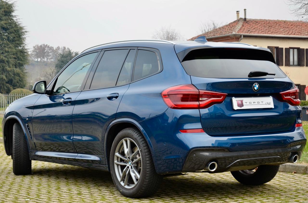 BMW X3 XDRIVE 25d MSPORT 231cv, UFF ITALIANA, TUTTI SERVICE BMW, EURO 6C, TETTO, 20", FARI FULL LED, HARMAN KARDON, PERMUTE