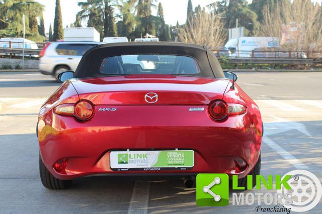 MAZDA MX-5 1.5L Skyactiv-G,Soul Red,Tagliandi cert, unipro