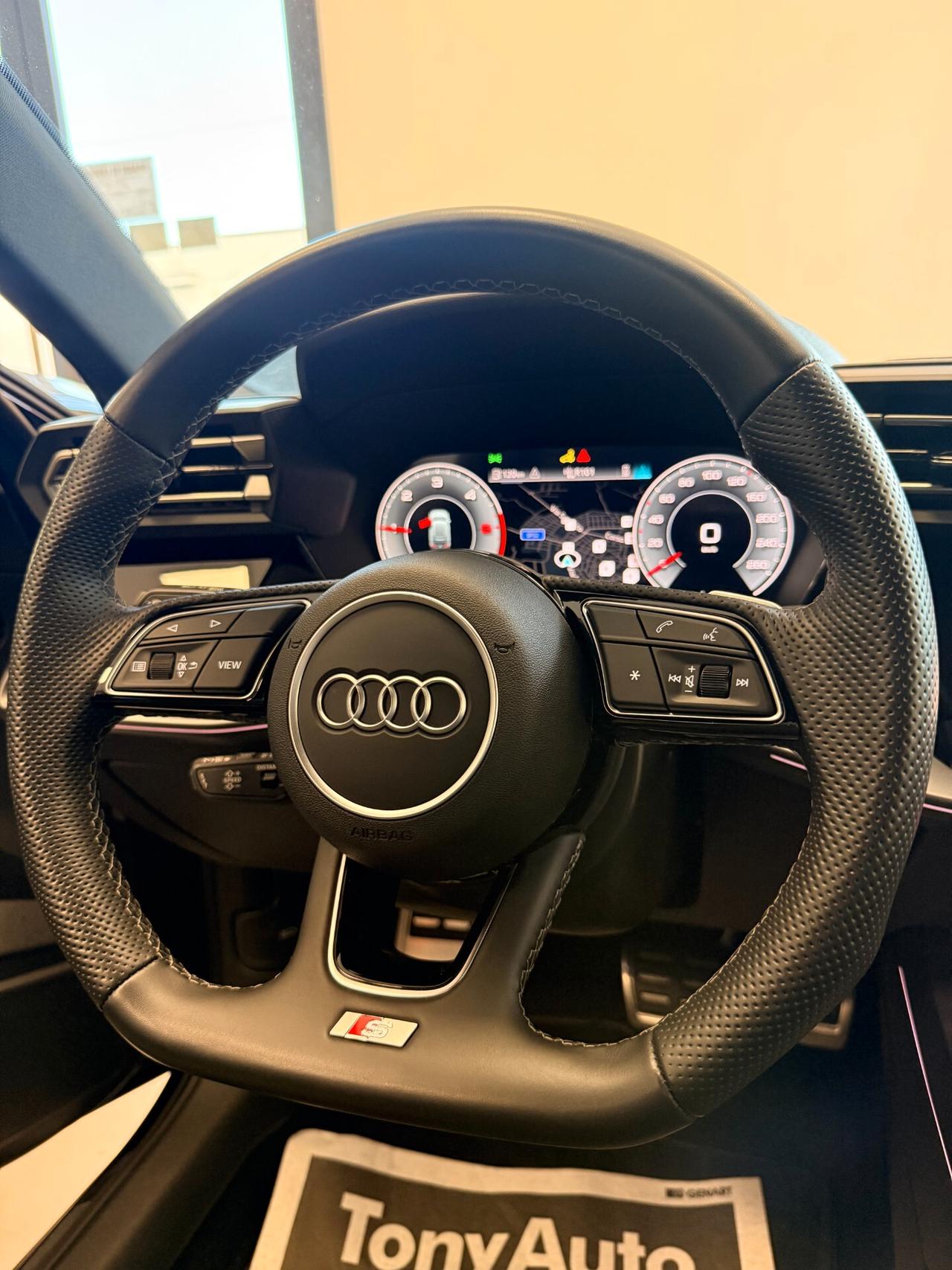 Audi A3 SPB 35 TDI S tronic line edition PACCHETTO LUCI SOFFUSE,APPLE CARPLAY,NAVI,TELECAMERA,FARO MATRIX