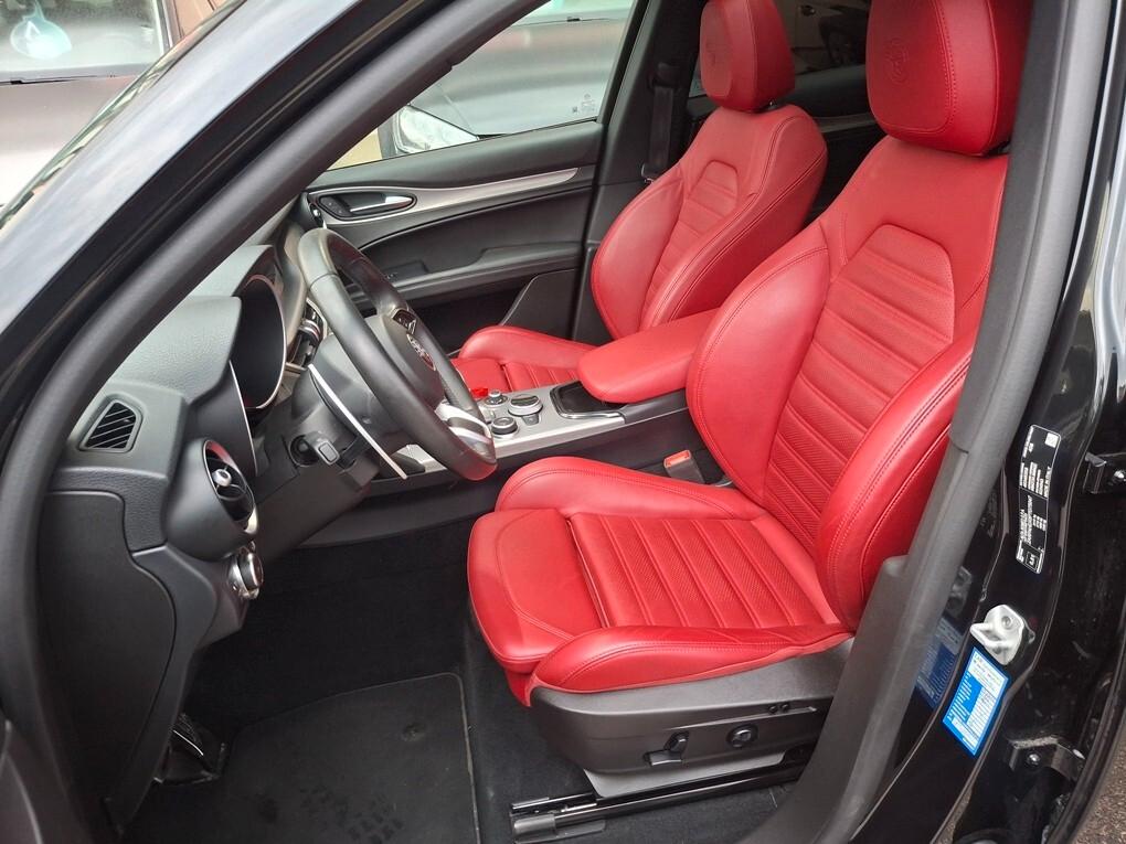 Alfa Romeo Stelvio 2.2 Veloce Q4 Pelle Rossa/TETTO My24